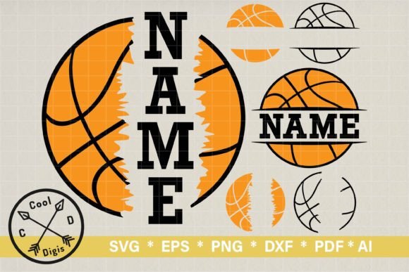 Basketball Name SVG Clipart for Cricut: The Ultimate Design Asset