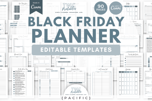 Black Friday Planner Canva | PACIFIC: Your Sales Command Center