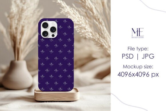 iPhone 16 Tough Case Mockup: Elevate Your Phone Case Designs