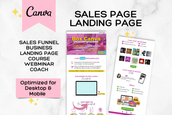 Launch Your Offer Fast: The Minimalistic Canva Sales Page Template