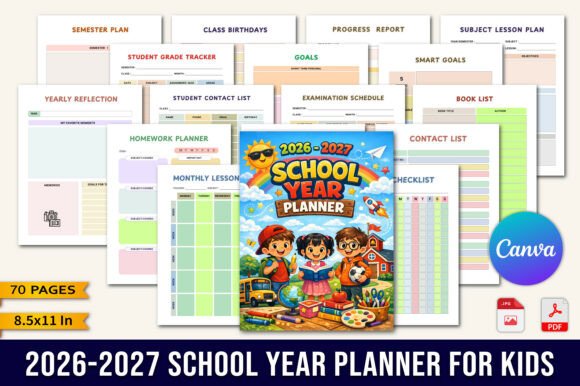 Mastering School Year Chaos with the 2026-2027 Kids School Year Planner