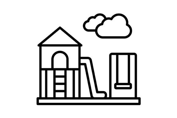 Playground Outline Icon: Your Versatile Design Asset