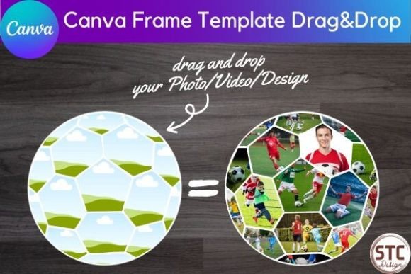 Soccer Photo Collage Canva Frame: Your Digital Design Playground