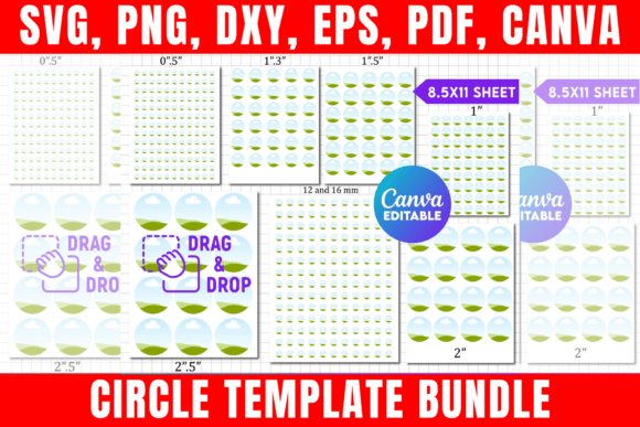 The Ultimate Circle Template Bundle for Your Design Needs